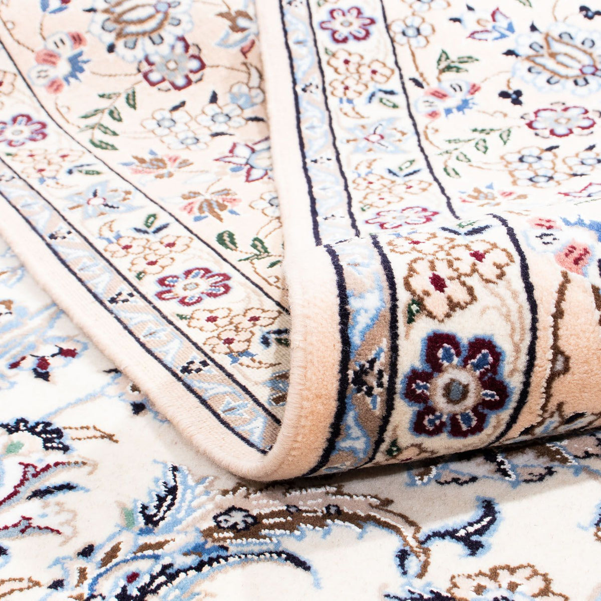 Perzisch tapijt - Nain - Koninklijk - 251 x 202 cm - beige