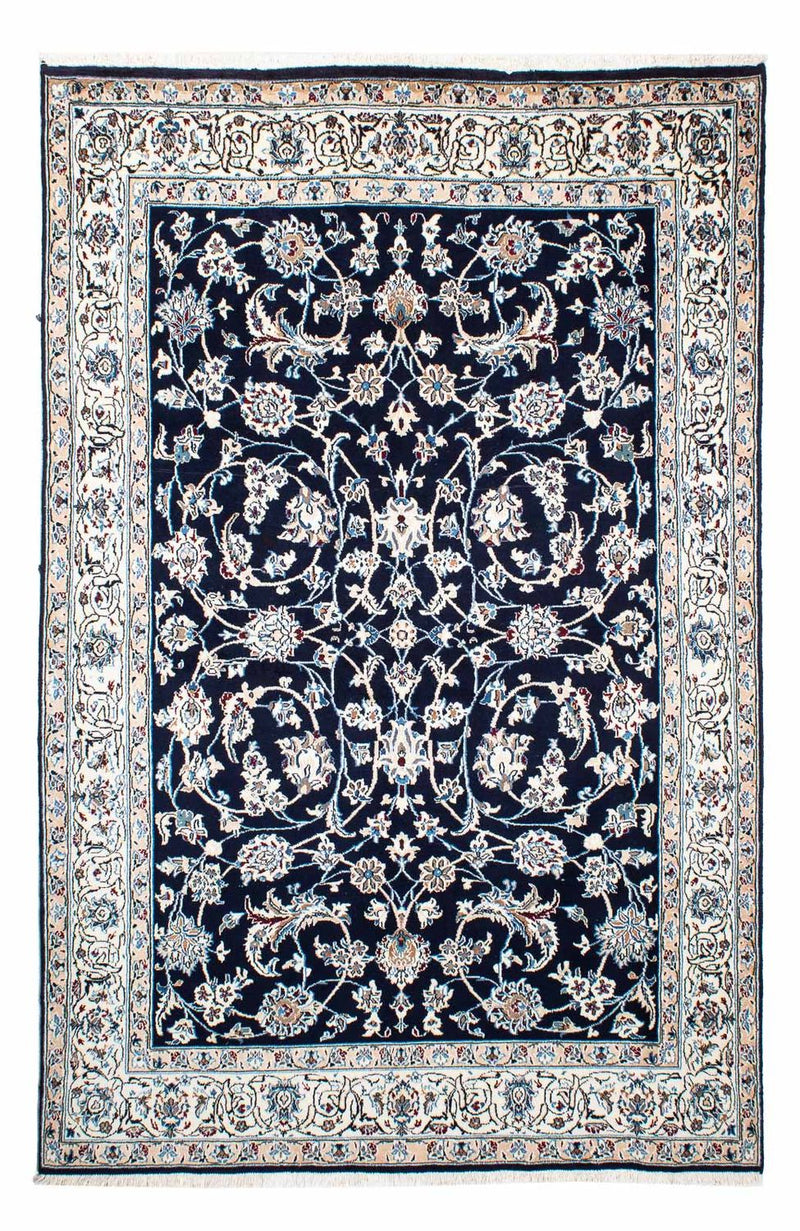 Perzisch tapijt - Nain - Koninklijk - 228 x 155 cm - donkerblauw