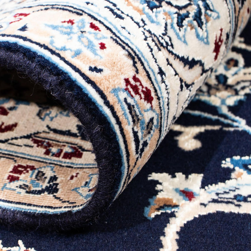 Perzisch tapijt - Nain - Koninklijk - 228 x 155 cm - donkerblauw