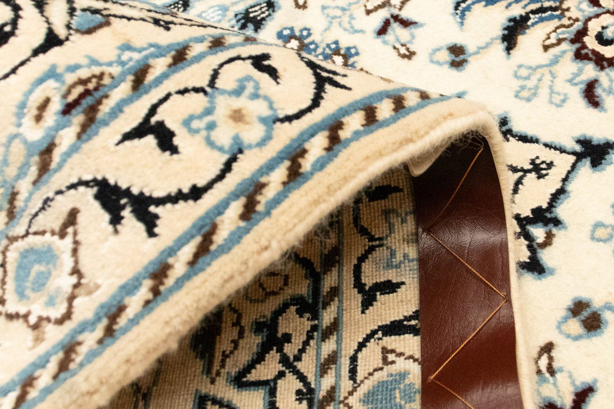 Perzisch tapijt - Nain - Koninklijk - 132 x 85 cm - beige