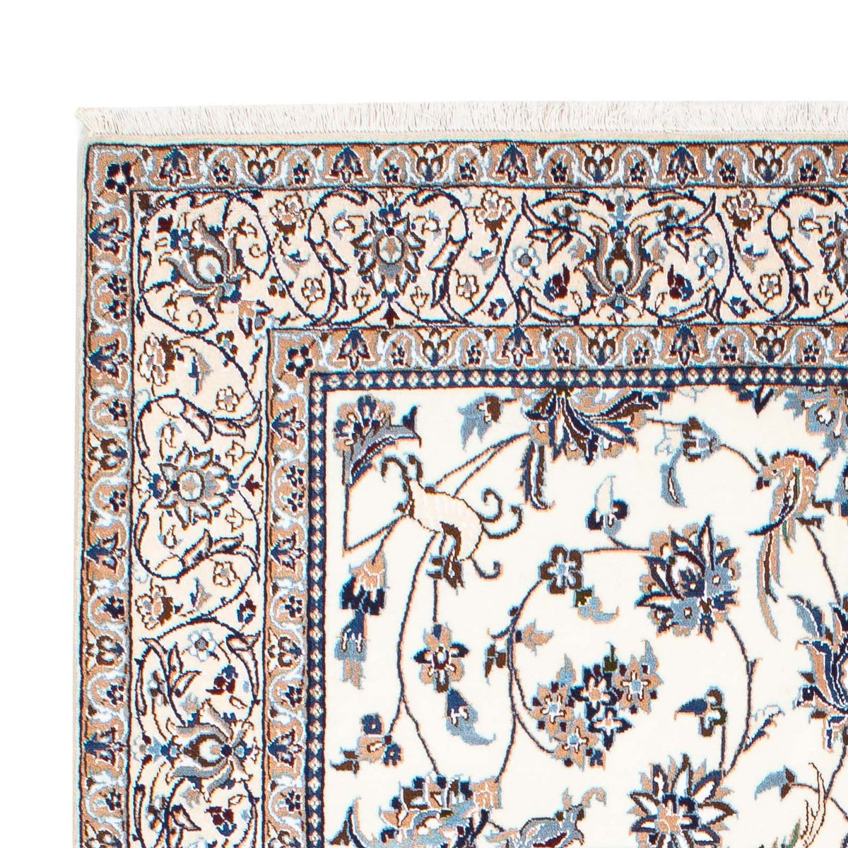 Perzisch tapijt - Nain - Koninklijk - 261 x 155 cm - beige