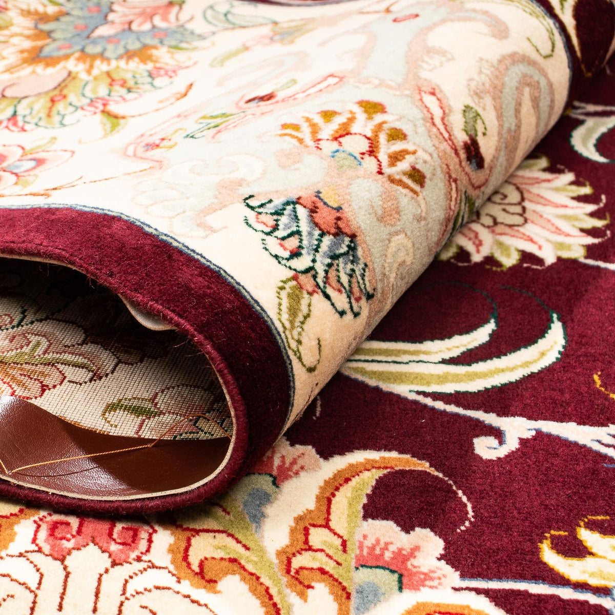 Perzisch tapijt - Tabriz - Royal - 314 x 203 cm - donkerrood