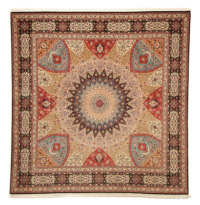 Perzisch tapijt - Tabriz - Royal vierkant  - 254 x 250 cm - veelkleurig