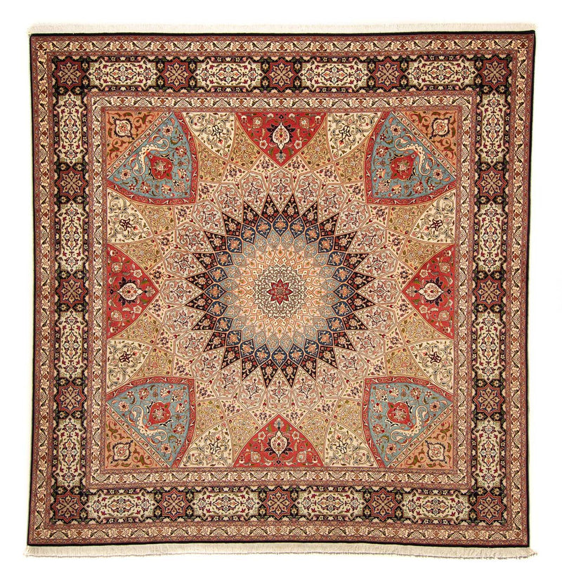 Perzisch tapijt - Tabriz - Royal vierkant  - 254 x 250 cm - veelkleurig