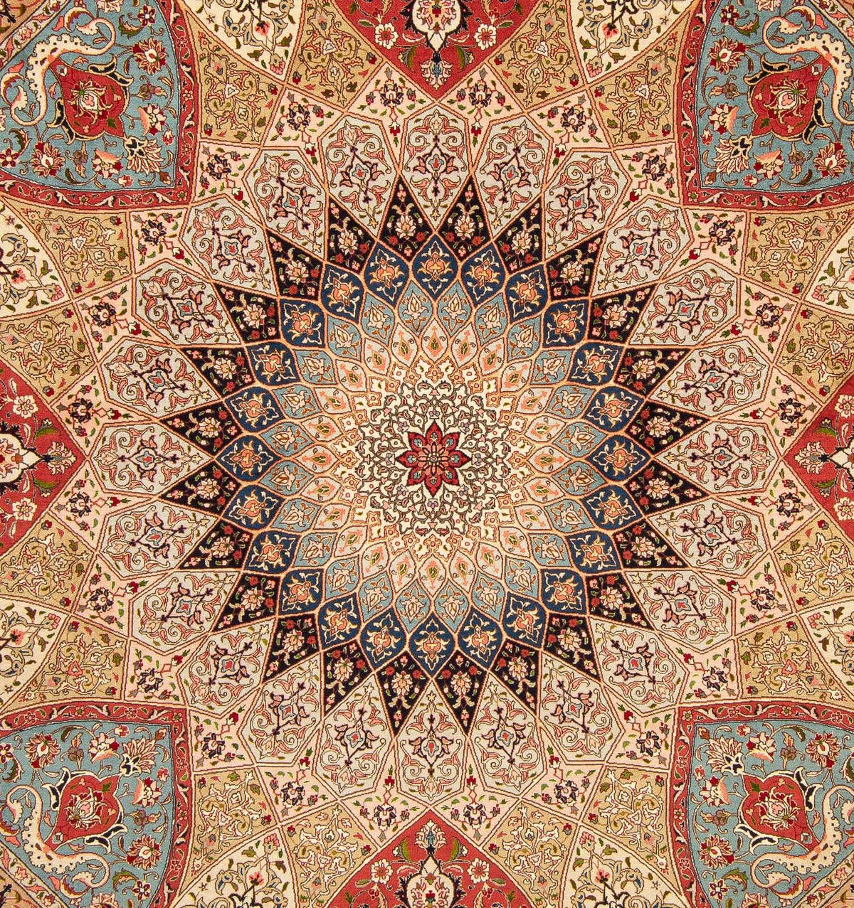 Perzisch tapijt - Tabriz - Royal vierkant  - 254 x 250 cm - veelkleurig