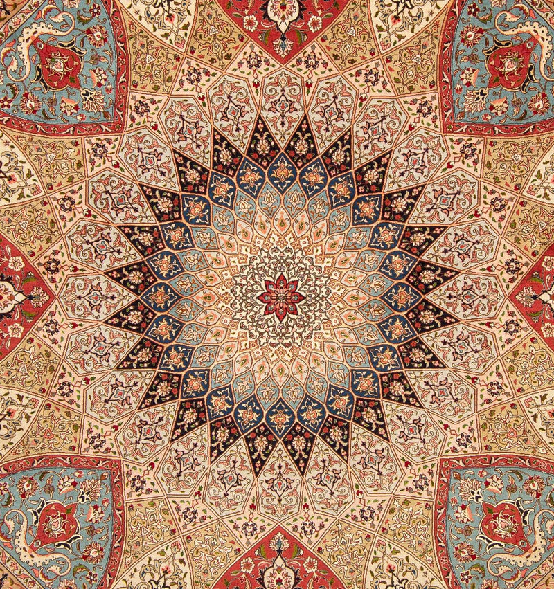 Perzisch tapijt - Tabriz - Royal vierkant  - 254 x 250 cm - veelkleurig