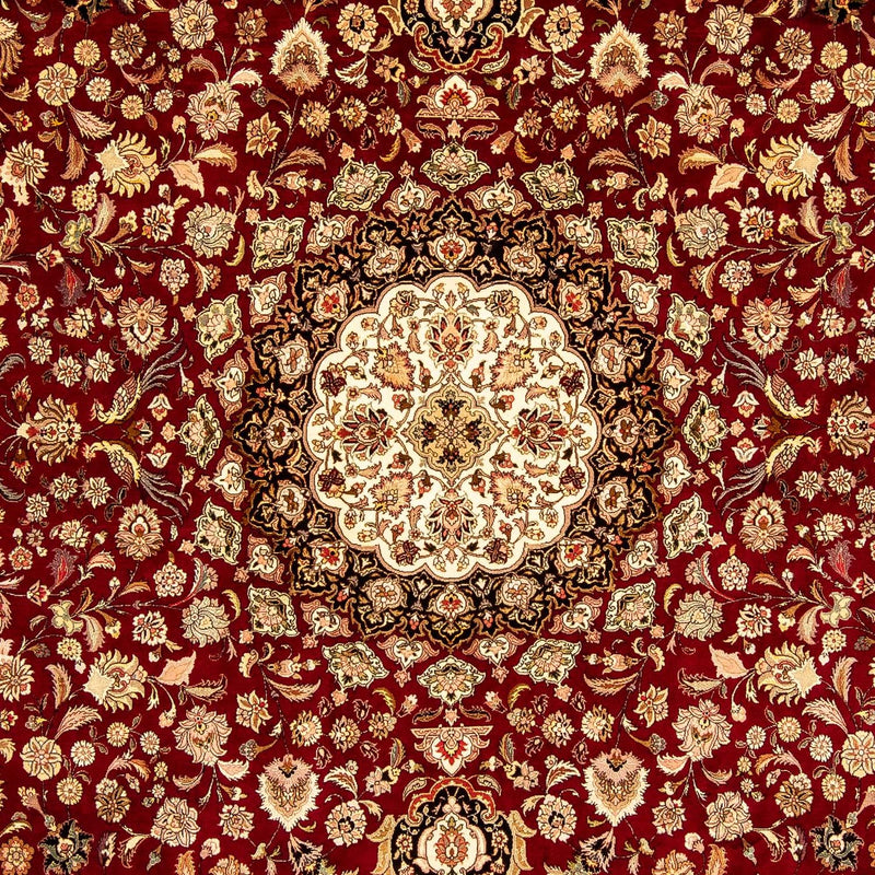 Perzisch tapijt - Tabriz - Royal - 364 x 247 cm - donkerrood