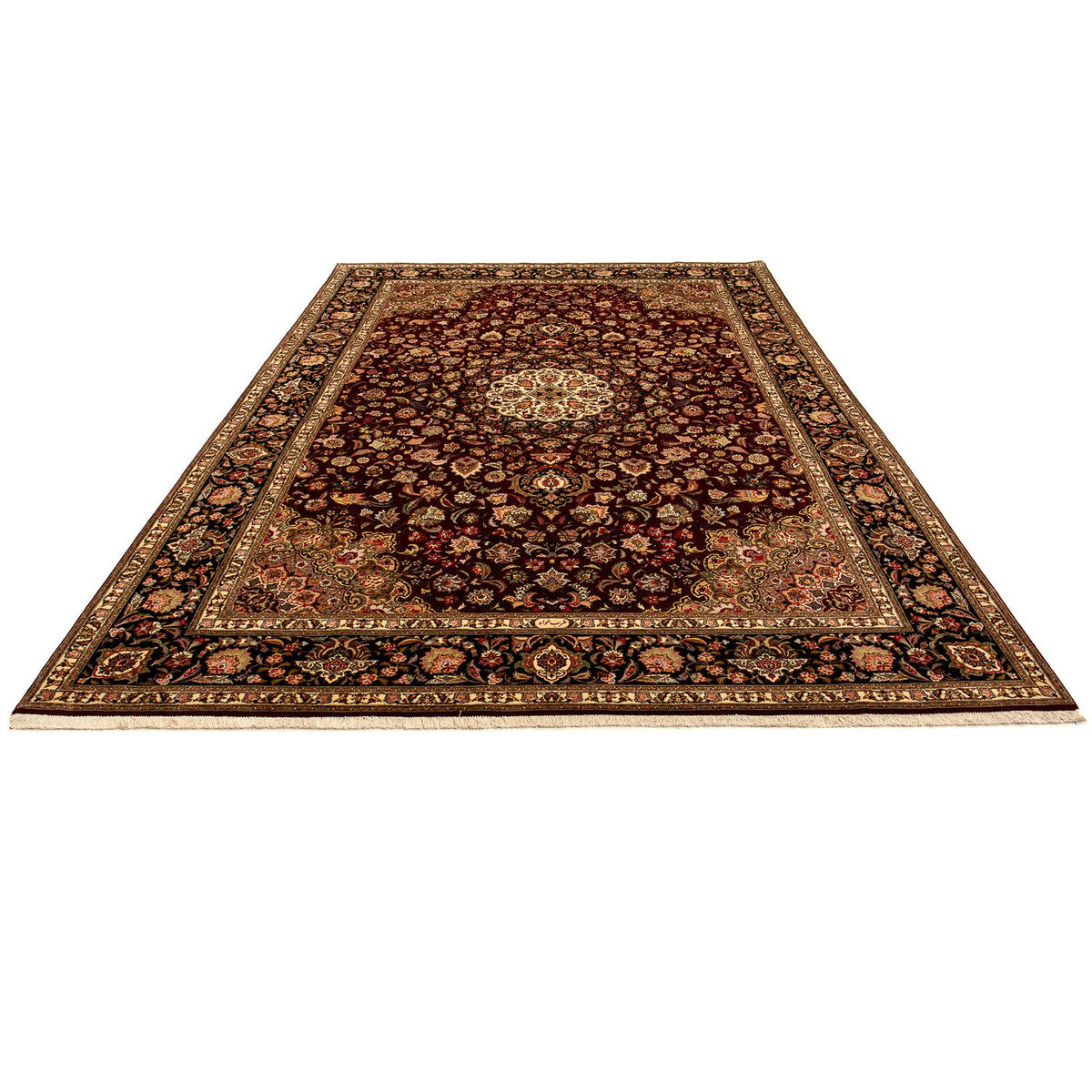 Perzisch tapijt - Tabriz - Royal - 364 x 247 cm - donkerrood