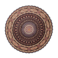 Perzisch tapijt - Tabriz - Royal rond  - 240 x 240 cm - donkerblauw