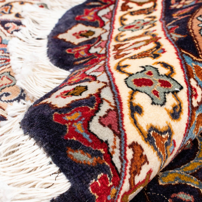 Perzisch tapijt - Tabriz - Royal rond  - 240 x 240 cm - donkerblauw