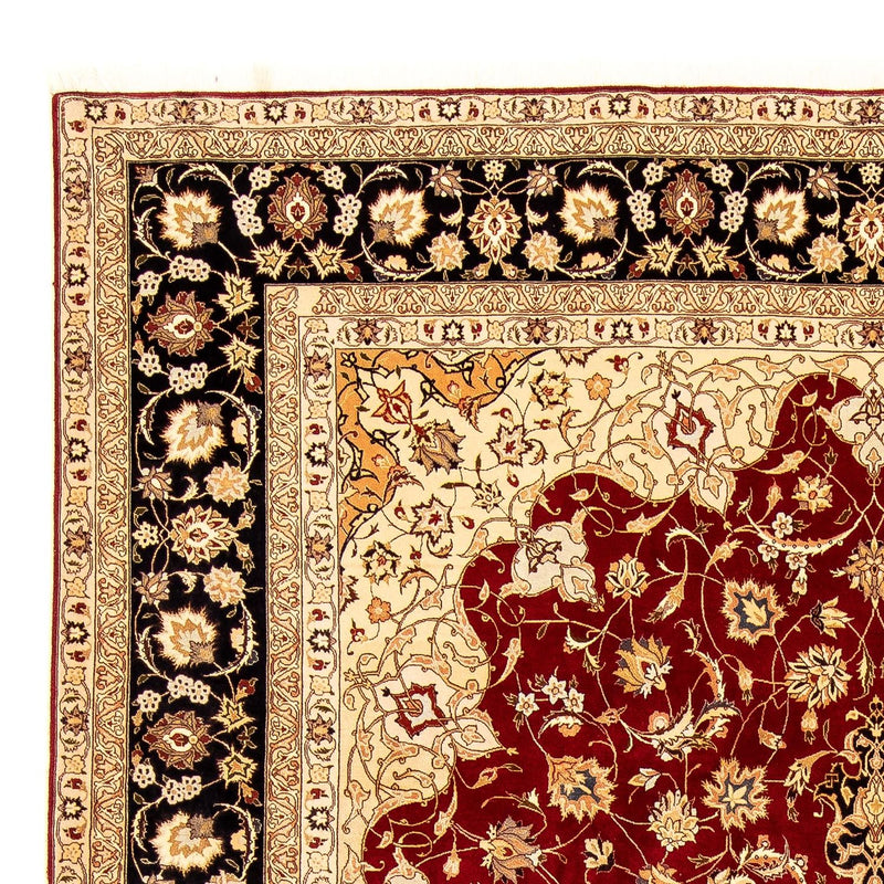 Perzisch tapijt - Tabriz - Royal - 343 x 255 cm - donkerrood
