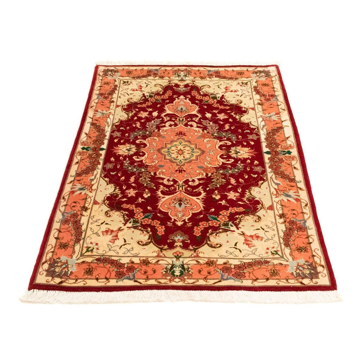 Perzisch tapijt - Tabriz - Royal - 113 x 78 cm - rood