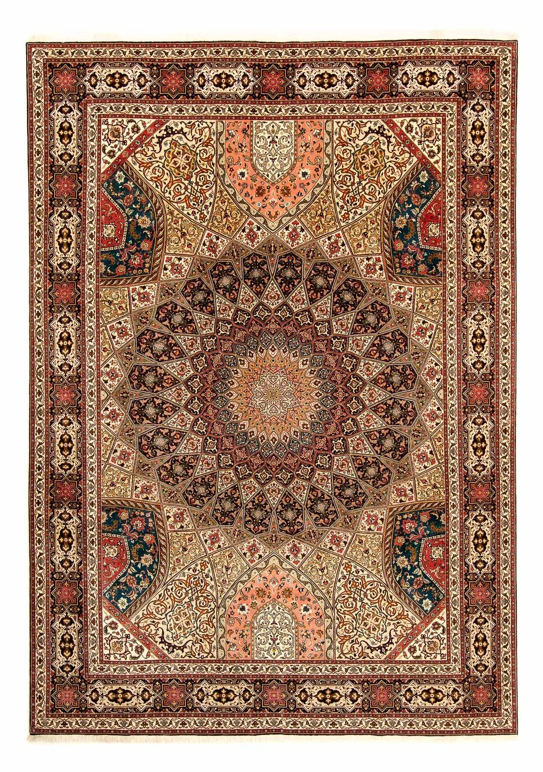 Perzisch tapijt - Tabriz - Royal - 360 x 260 cm - veelkleurig