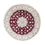 Perzisch tapijt - Nain rond  - 245 x 245 cm - donkerrood