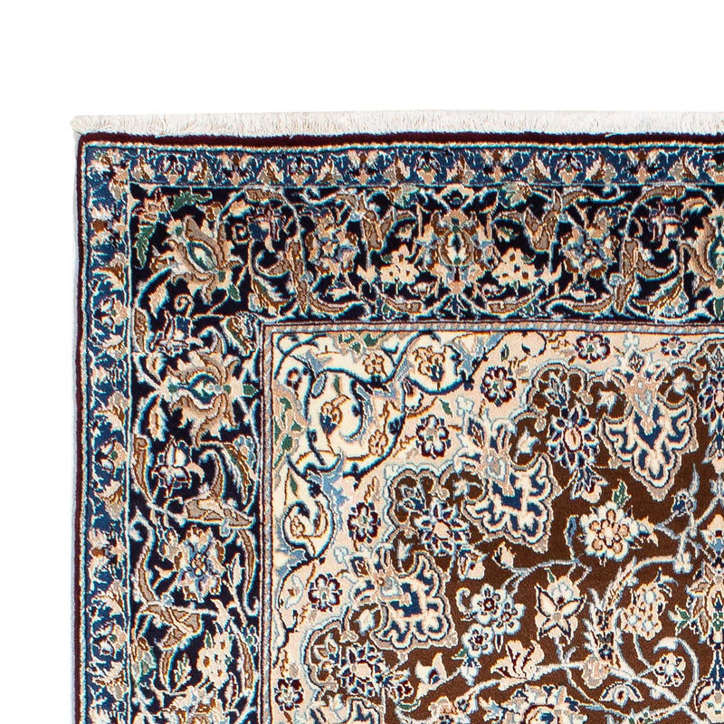 Perzisch tapijt - Nain - Koninklijk - 253 x 150 cm - donkerblauw