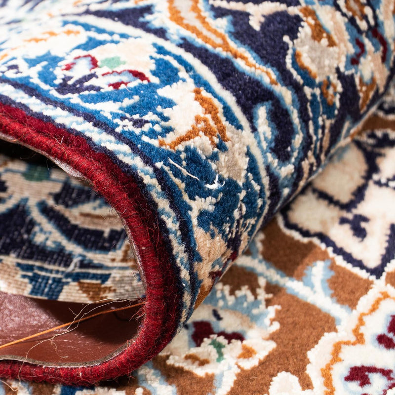 Perzisch tapijt - Nain - Koninklijk - 253 x 150 cm - donkerblauw