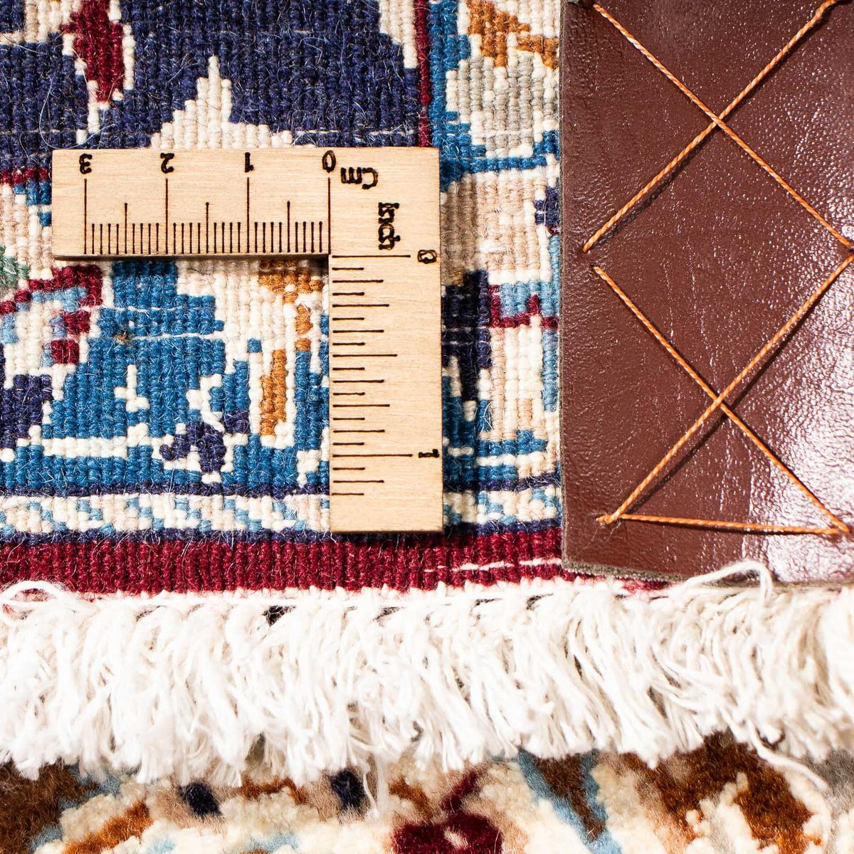 Perzisch tapijt - Nain - Koninklijk - 253 x 150 cm - donkerblauw