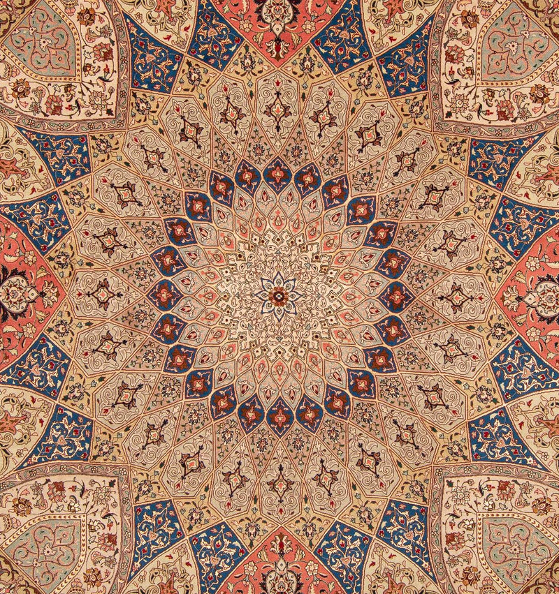 Perzisch tapijt - Tabriz - Royal vierkant  - 256 x 253 cm - veelkleurig