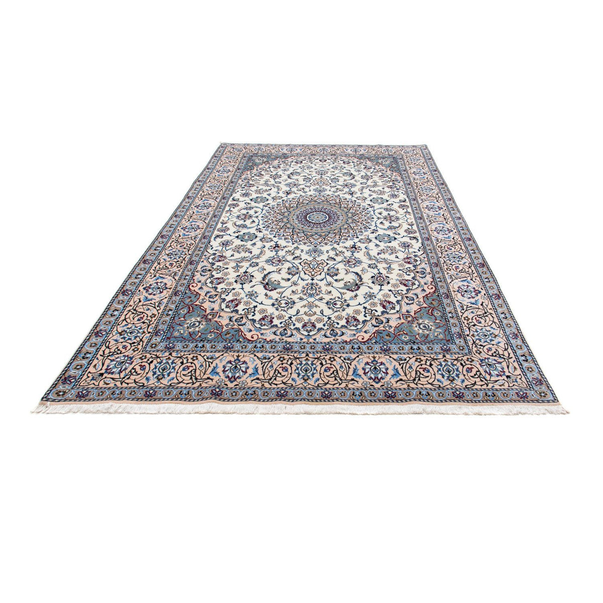 Perzisch tapijt - Nain - Koninklijk - 305 x 192 cm - beige