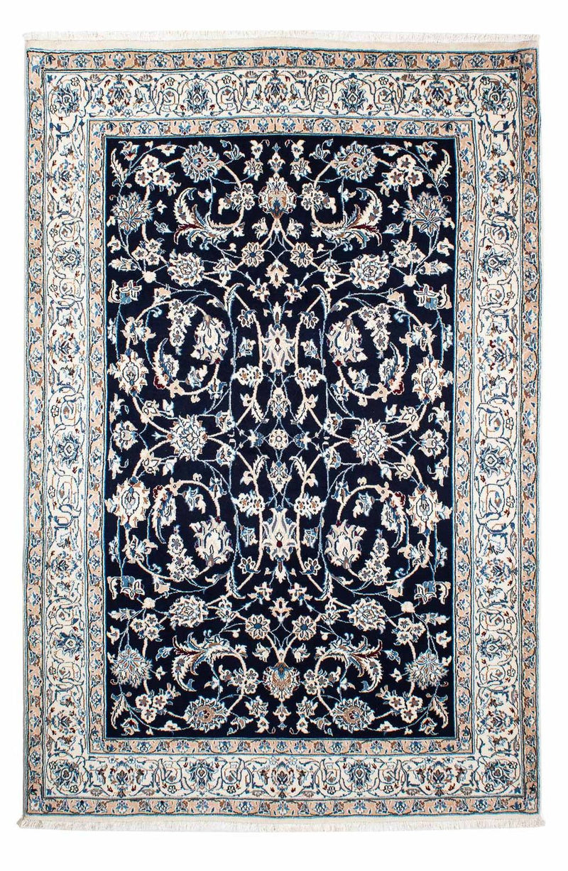 Perzisch tapijt - Nain - Koninklijk - 231 x 155 cm - donkerblauw
