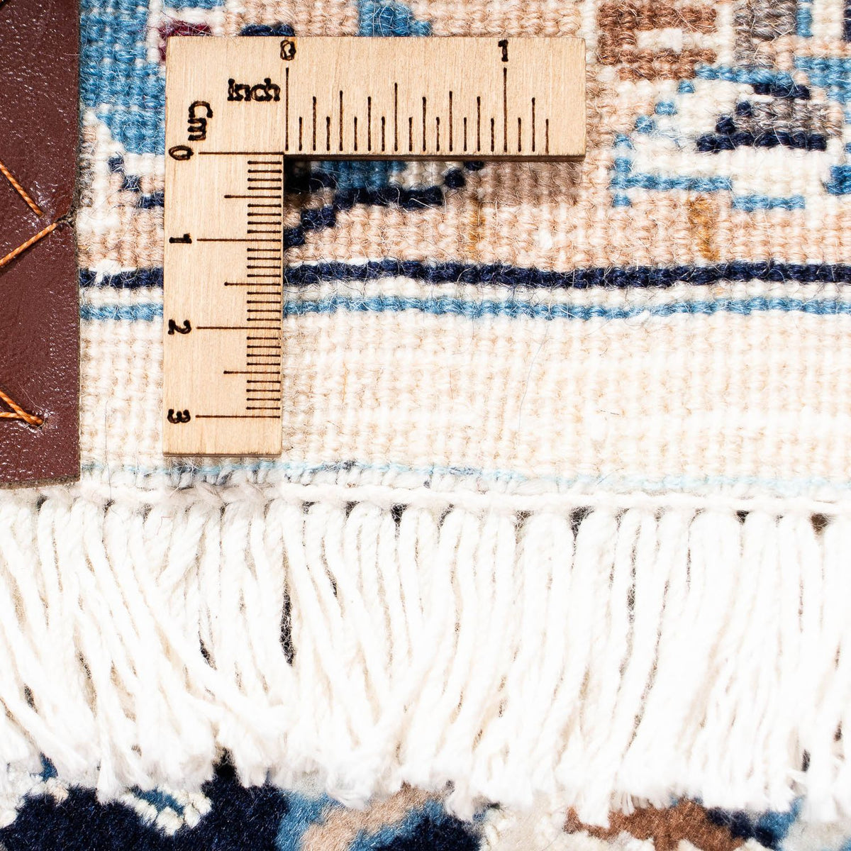 Perzisch tapijt - Nain - Koninklijk - 231 x 155 cm - donkerblauw