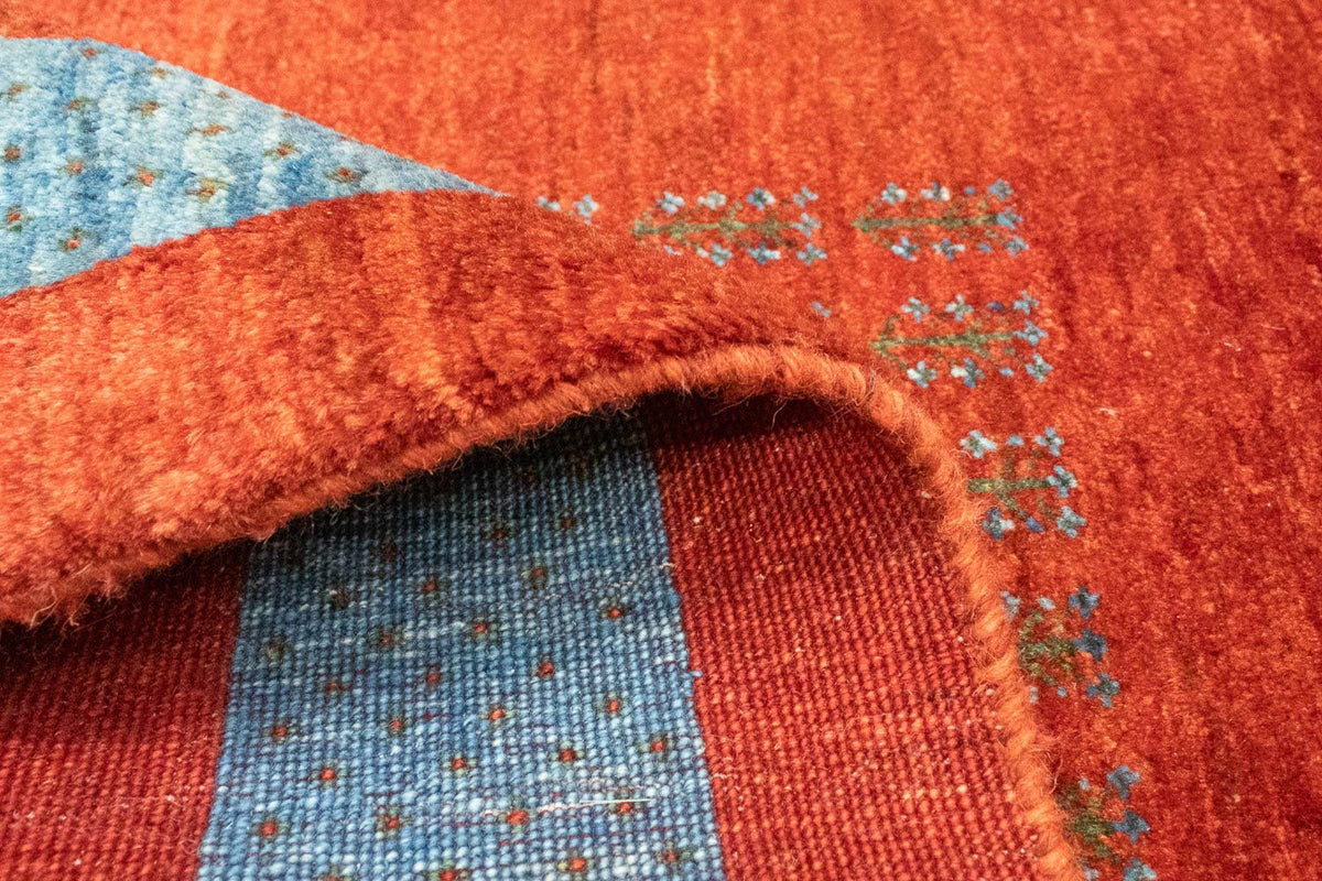 Loper Gabbeh Tapijt - Loribaft Perzisch - 174 x 88 cm - rood