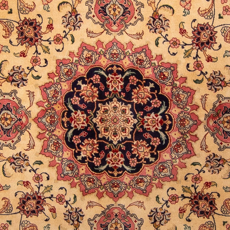 Perzisch tapijt - Tabriz vierkant  - 250 x 244 cm - beige