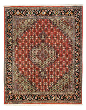 Perzisch tapijt - Tabriz - 191 x 154 cm - donkerrood