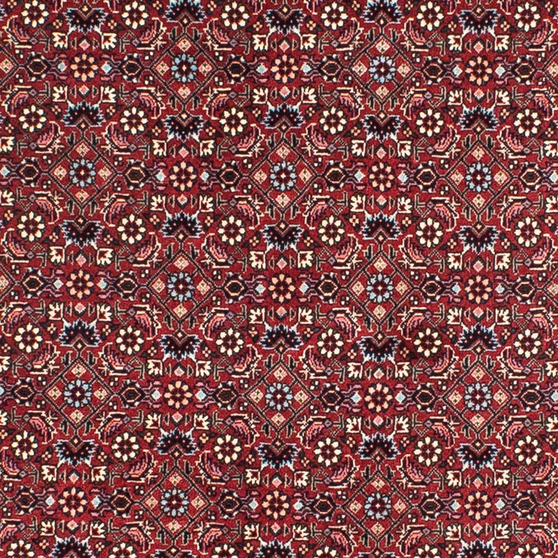 Perzisch tapijt - Bijar rond  - 155 x 155 cm - donkerrood