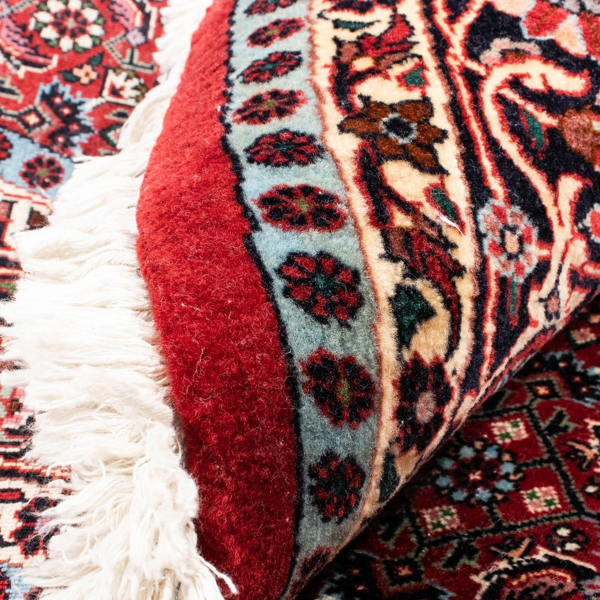 Perzisch tapijt - Bijar rond  - 155 x 155 cm - donkerrood