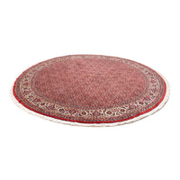 Perzisch tapijt - Bijar rond  - 255 x 255 cm - donkerrood