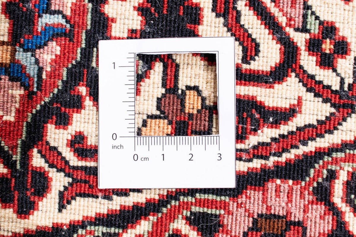 Perzisch tapijt - Bijar rond  - 255 x 255 cm - donkerrood