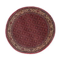 Perzisch tapijt - Bijar rond  - 155 x 155 cm - donkerrood