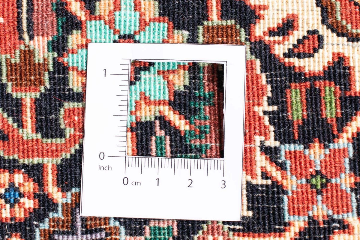 Perzisch tapijt - Bijar rond  - 250 x 250 cm - donkerrood