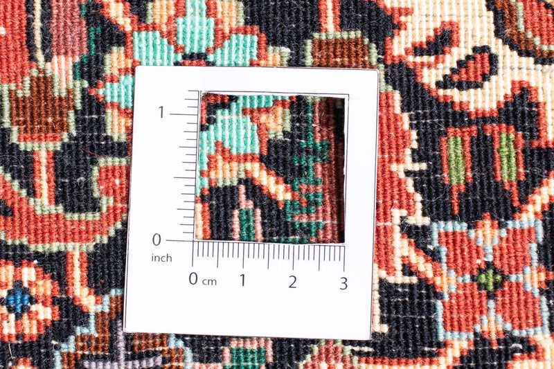 Perzisch tapijt - Bijar rond  - 250 x 250 cm - donkerrood