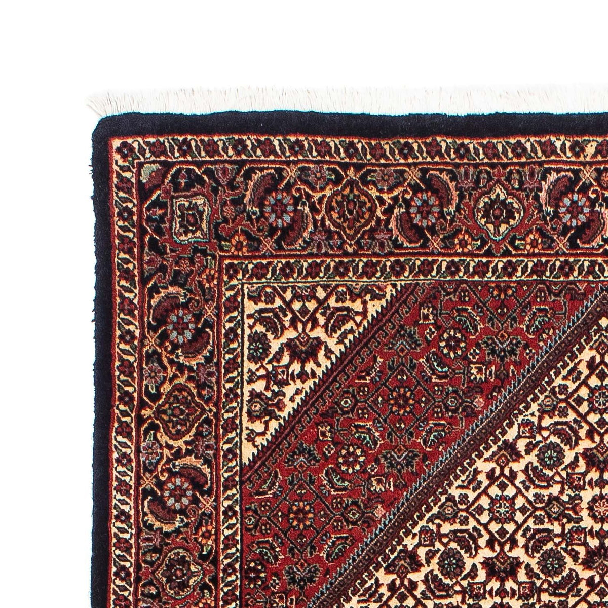 Loper Perzisch tapijt - Bijar - 198 x 102 cm - beige