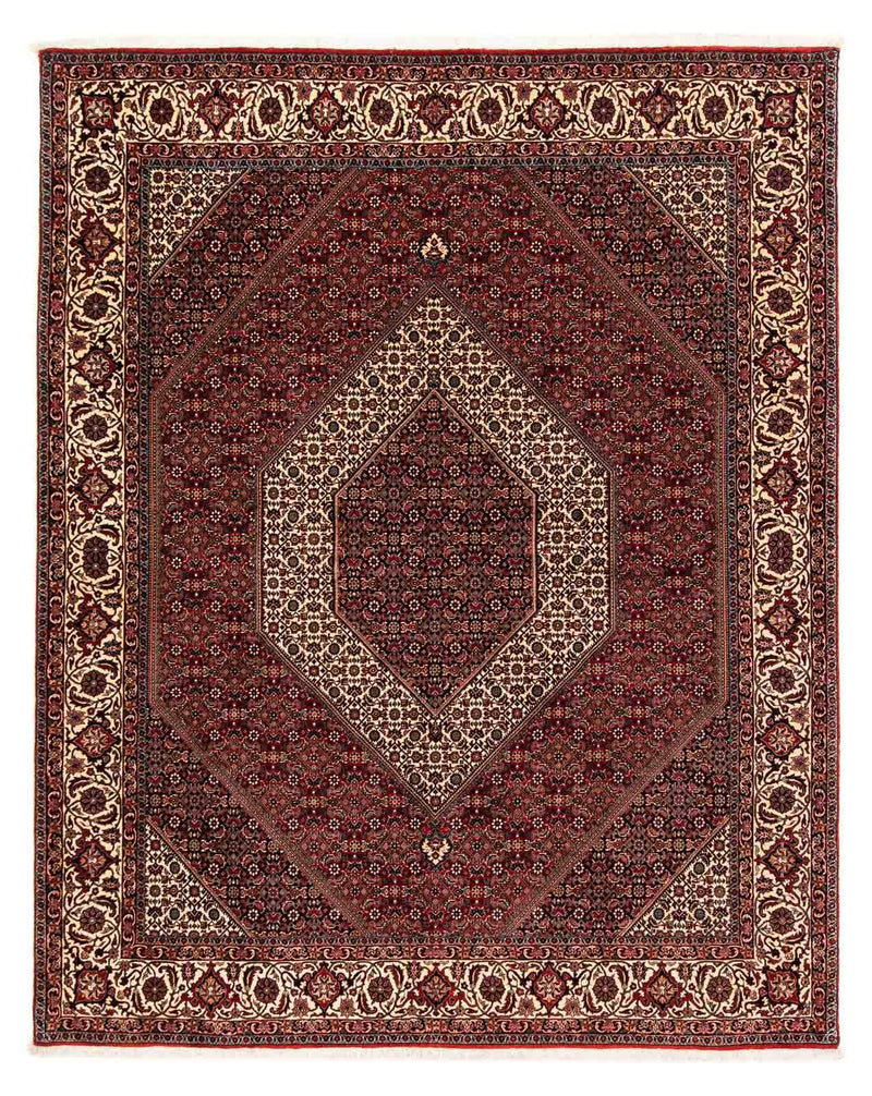 Perzisch tapijt - Bijar - 254 x 205 cm - donkerrood
