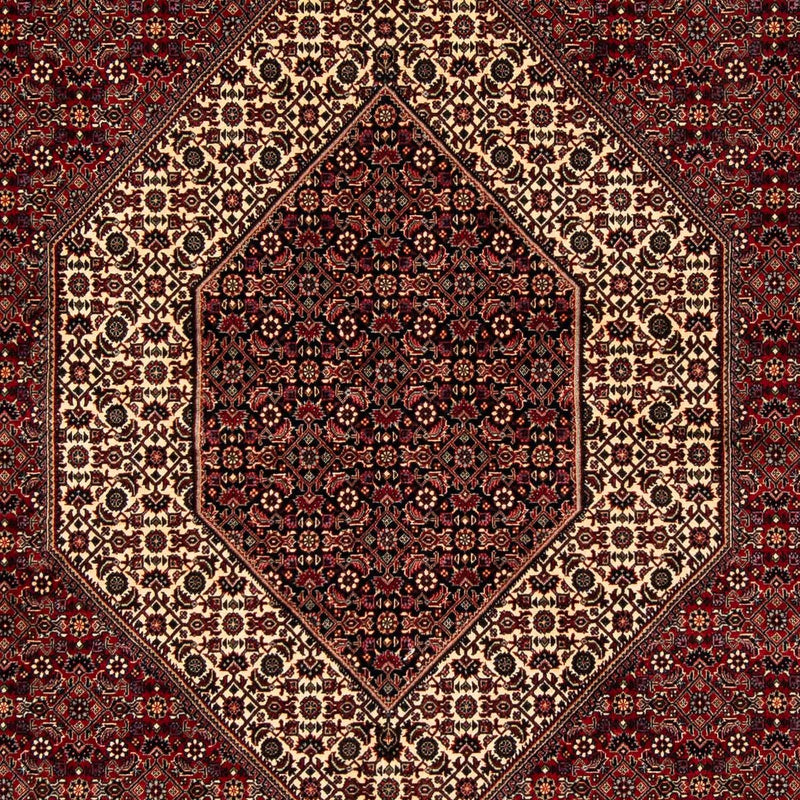 Perzisch tapijt - Bijar - 254 x 205 cm - donkerrood