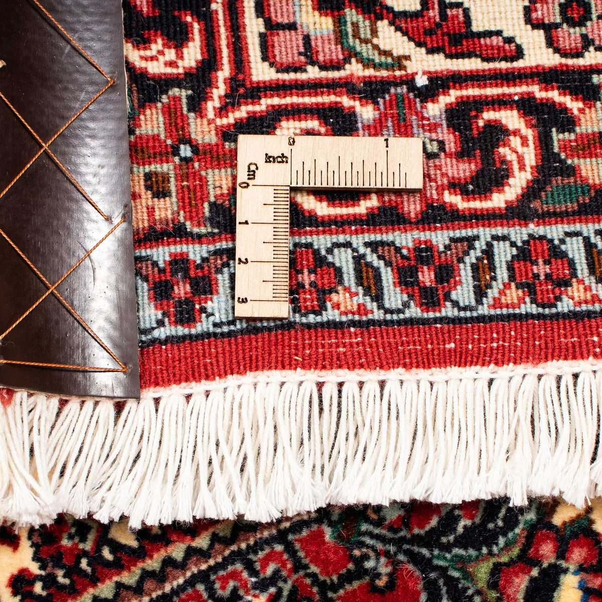 Perzisch tapijt - Bijar - 254 x 205 cm - donkerrood