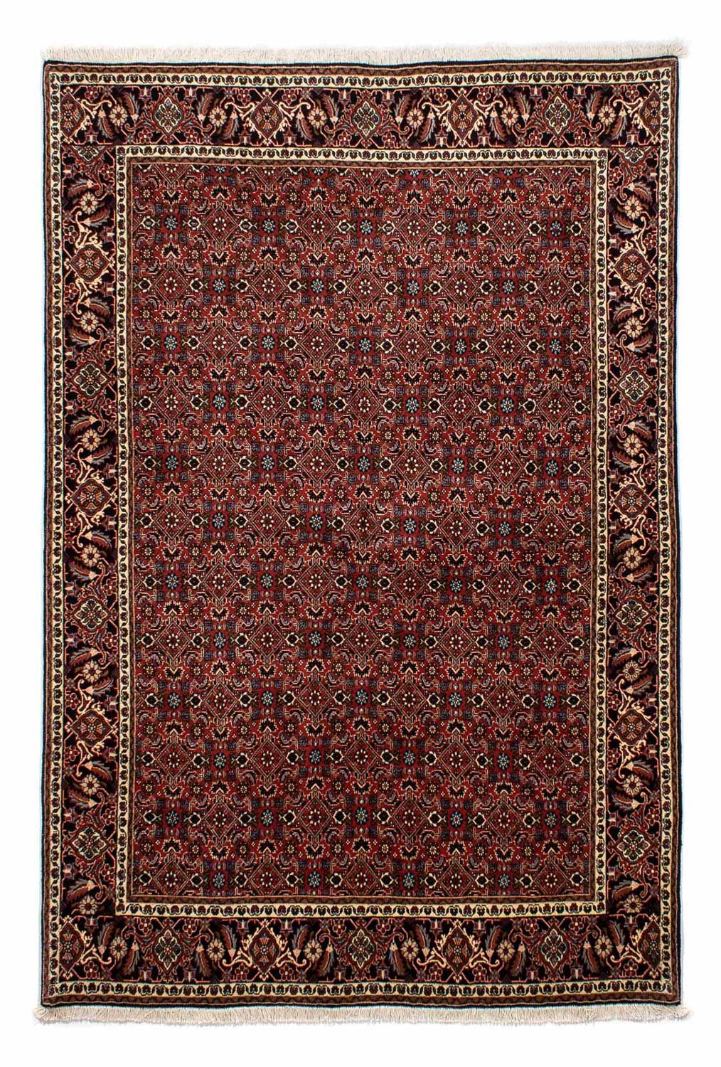 Perzisch tapijt - Bijar - 246 x 172 cm - donkerrood