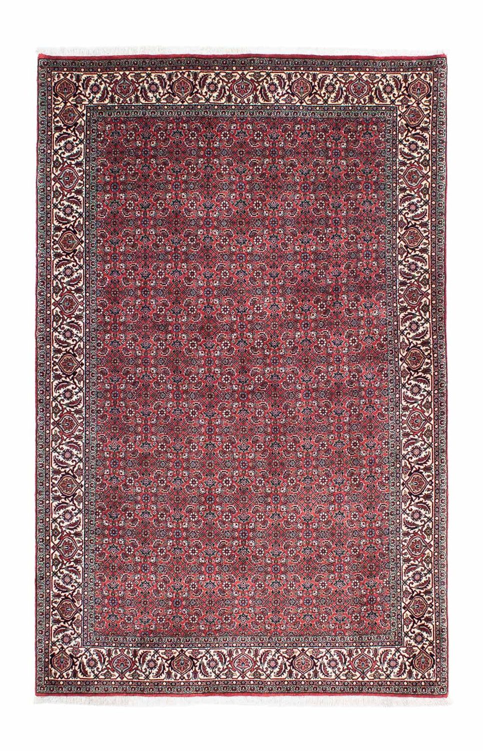 Perzisch tapijt - Bijar - 204 x 129 cm - licht rood