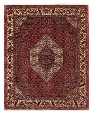 Perzisch tapijt - Bijar - 254 x 204 cm - donkerrood