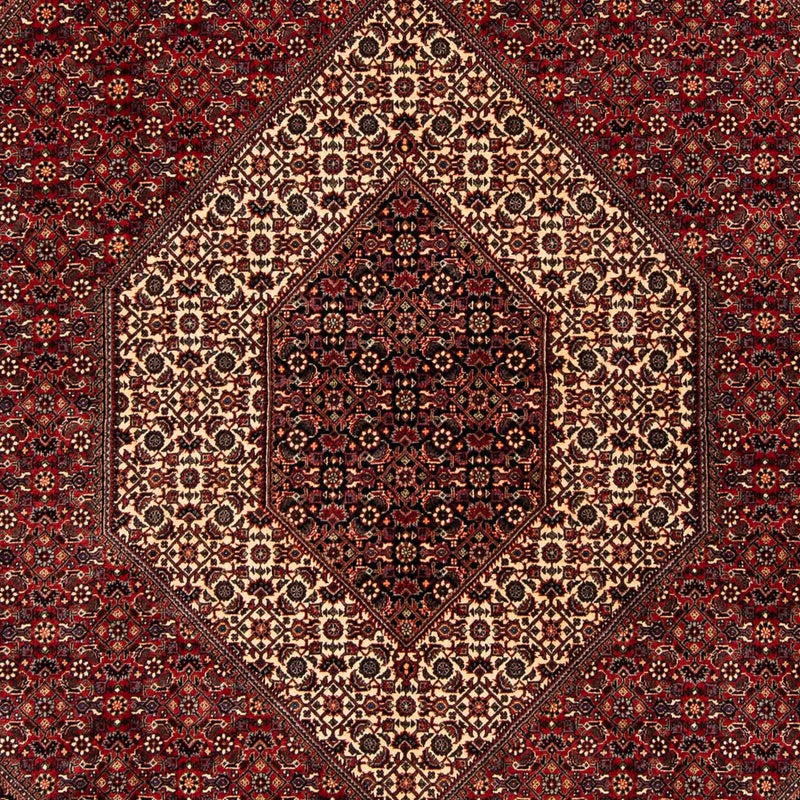 Perzisch tapijt - Bijar - 254 x 204 cm - donkerrood