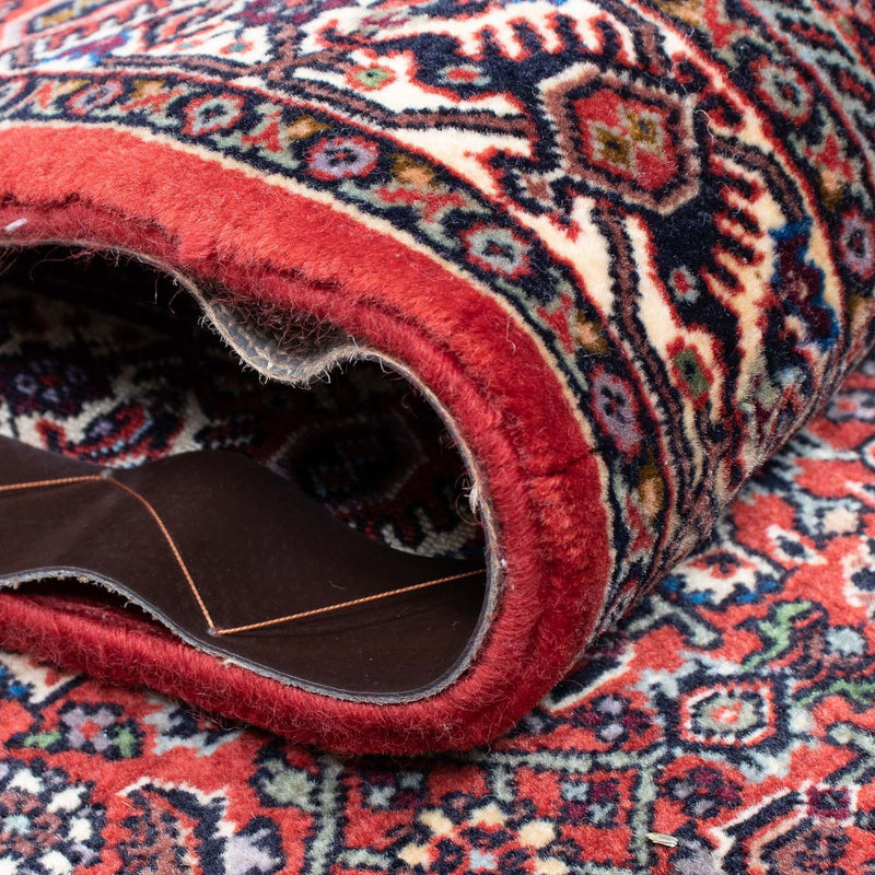 Loper Perzisch tapijt - Bijar - 380 x 75 cm - donkerrood