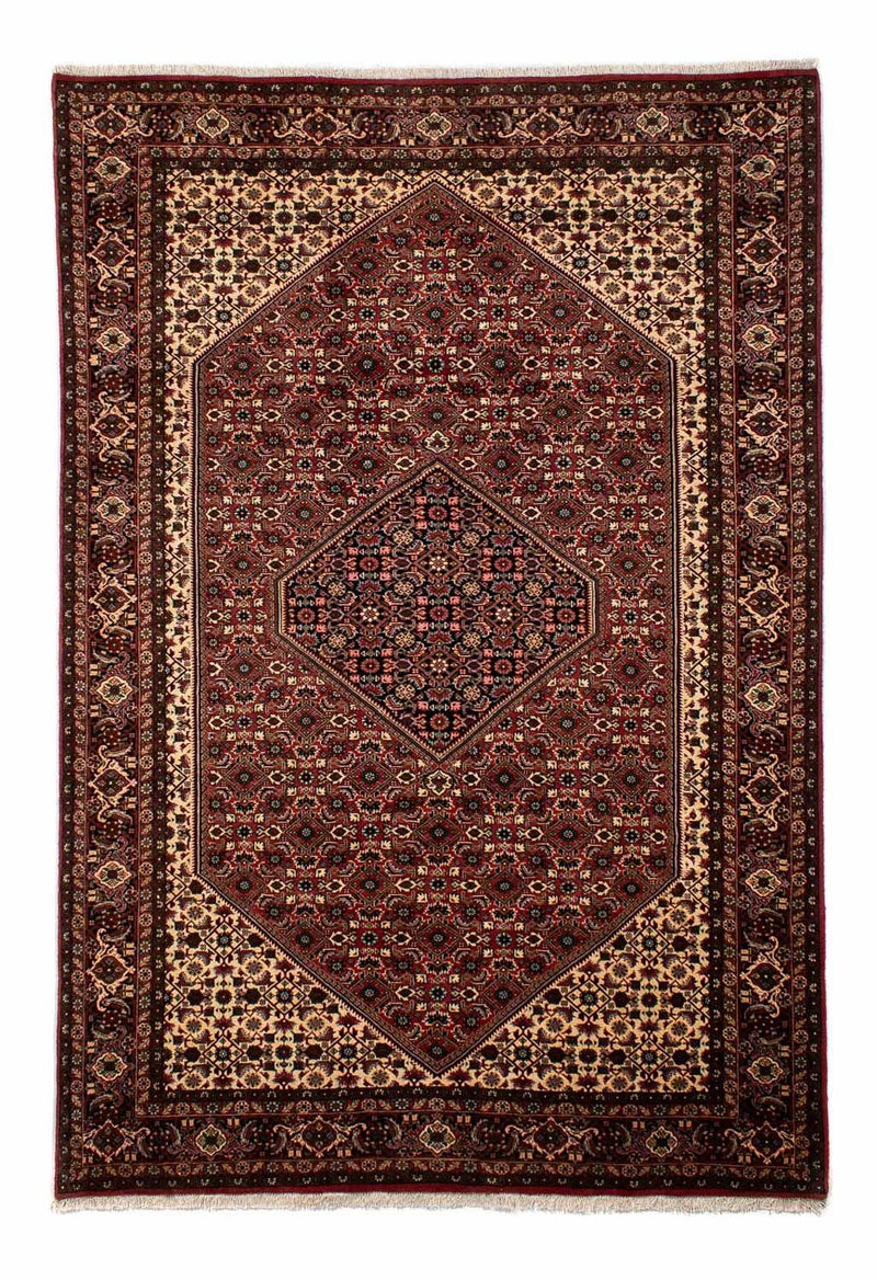 Perzisch tapijt - Bijar - 297 x 202 cm - donkerrood