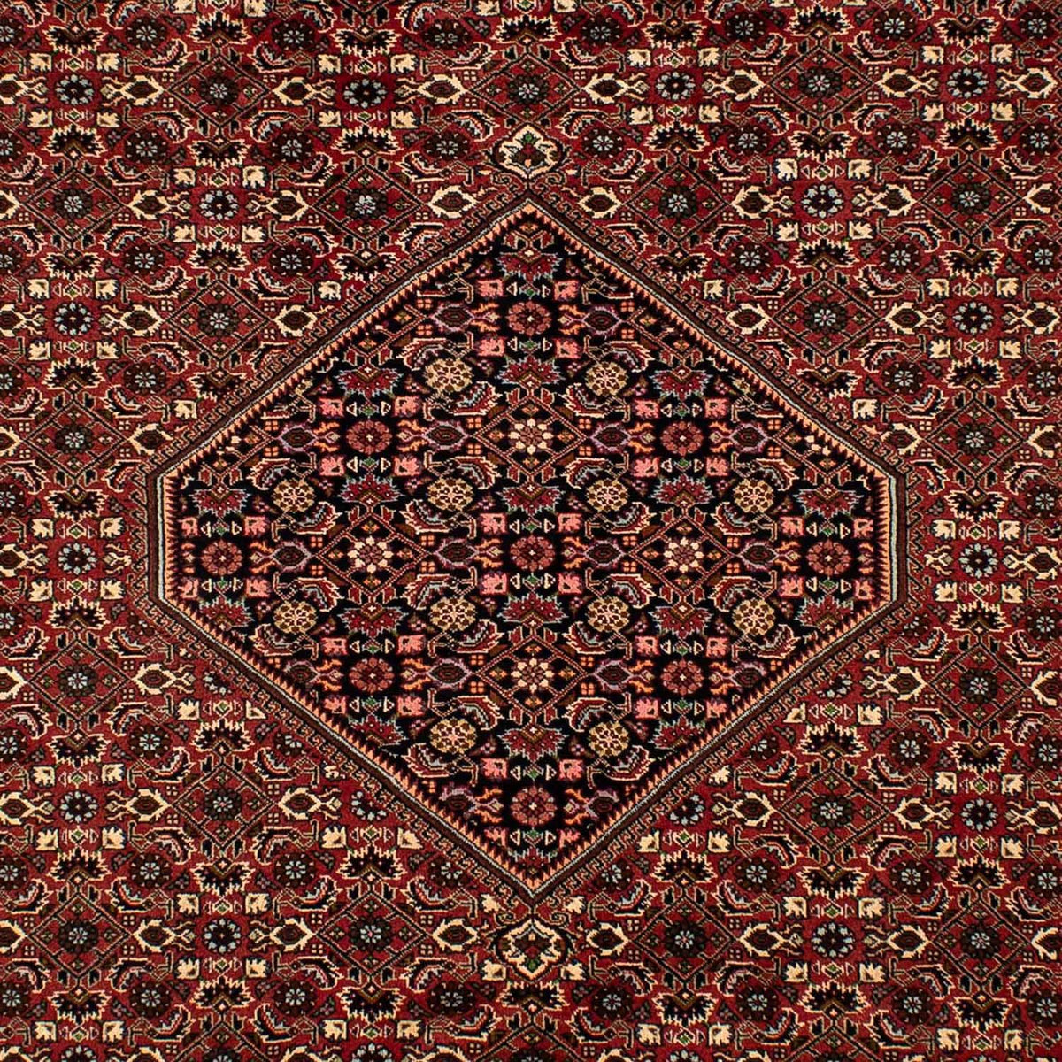 Perzisch tapijt - Bijar - 297 x 202 cm - donkerrood