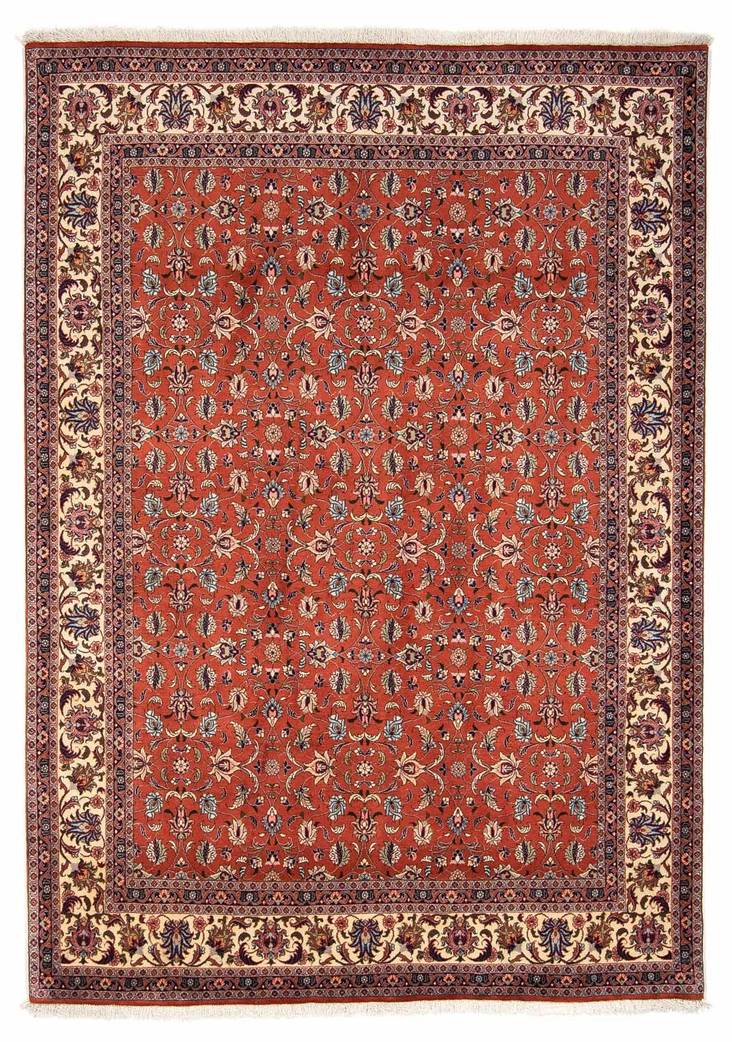 Perzisch tapijt - Bijar - 242 x 173 cm - donkerrood