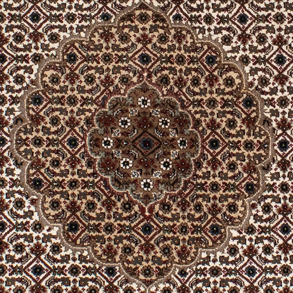 Perzisch tapijt - Tabriz rond  - 148 x 147 cm - veelkleurig