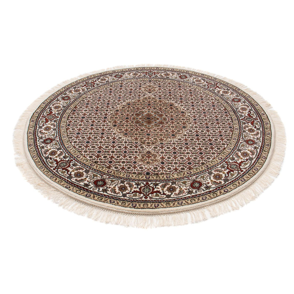 Perzisch tapijt - Tabriz rond  - 148 x 147 cm - veelkleurig