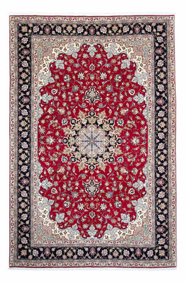 Perzisch tapijt - Tabriz - Royal - 302 x 203 cm - donkerrood